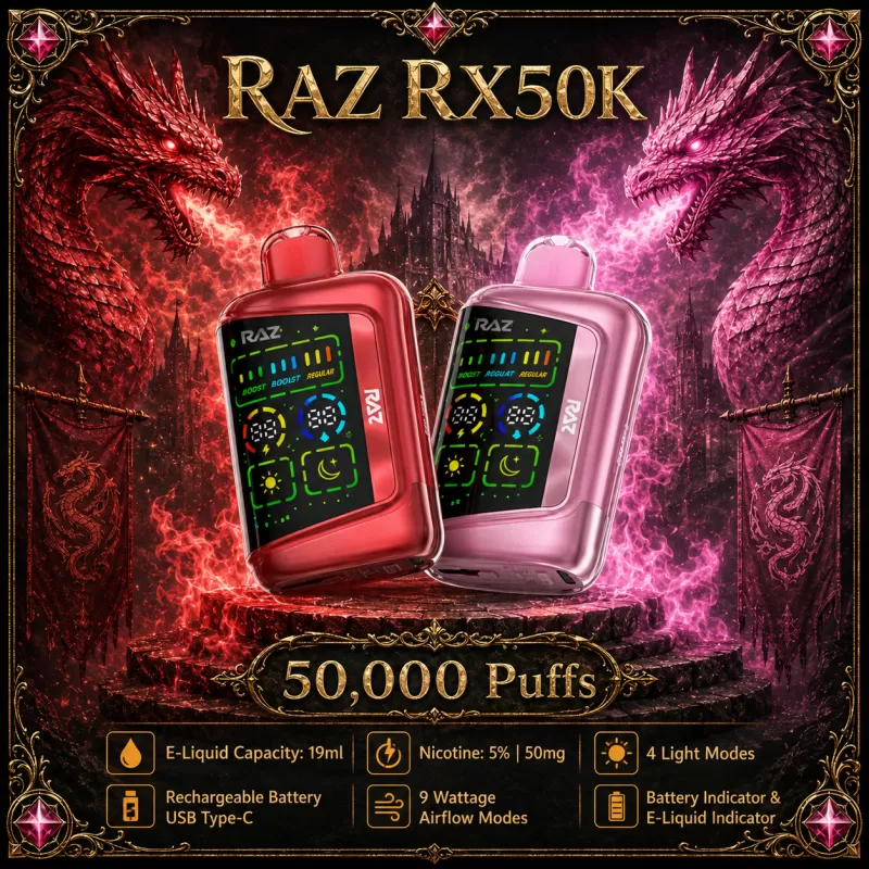 RAZ RX50K - Code Pink (Dew Edition) - Vapeciga