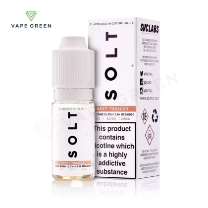 Sweet Tobacco Nic Salt E-Liquid by SOLT - Eliquidsupply