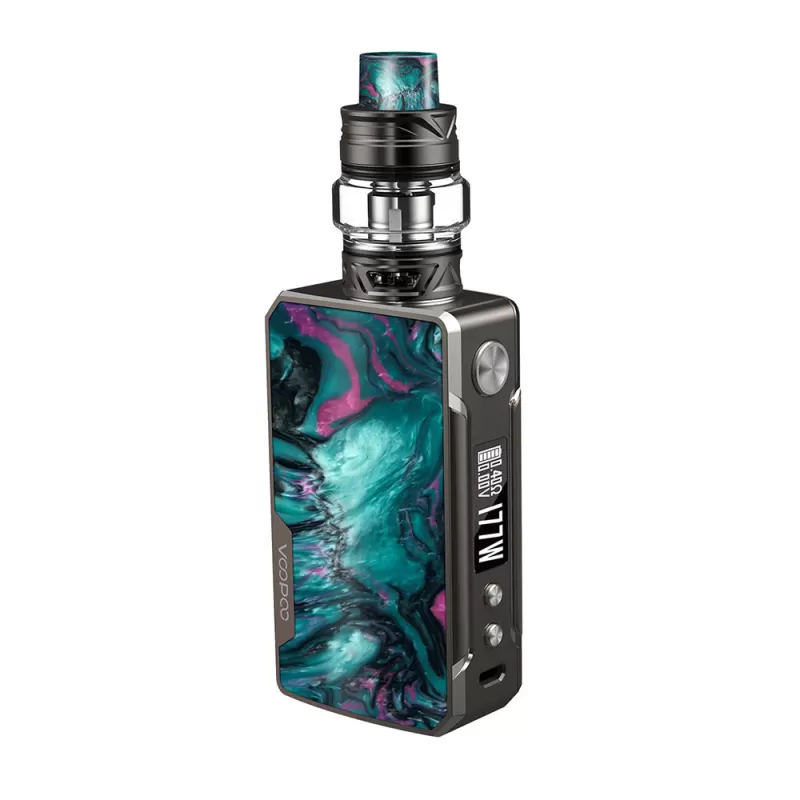 VOOPOO Drag 2 Platinum Edition Kit with Uforce T2 Tank - 5ml - Platinum-Fire Cloud - Image 3