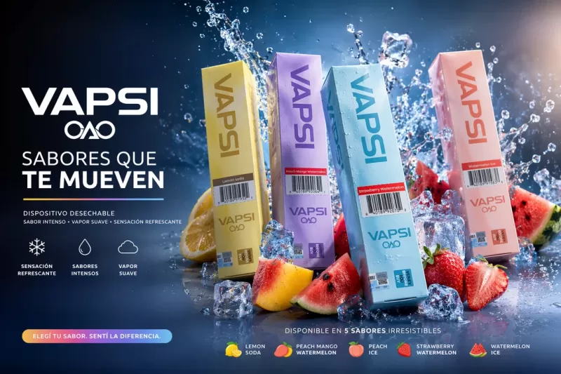 Vapsi OAO Disposable Vape – 6000 Puffs - Aloe Black Currant, Black/ Ice