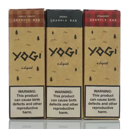 Yogi E-Liquid - No Nicotine Vape Juice - 60ml - Blackberry Granola Bar