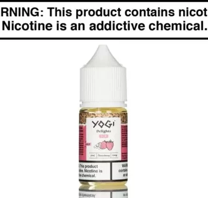 STRAWBERRY ICE BY YOGI DELIGHTS SALT 30ML - Vapejuice