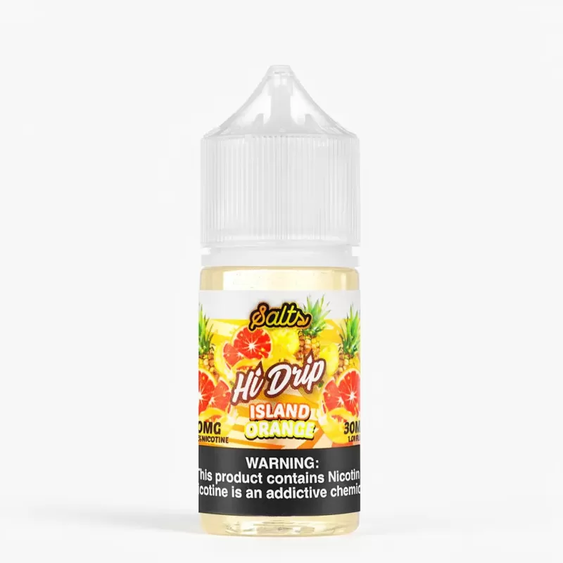 Hi-Drip Salts – Island Orange 30mL Nic Salt Blood Orange - Vape Product, Vape Product