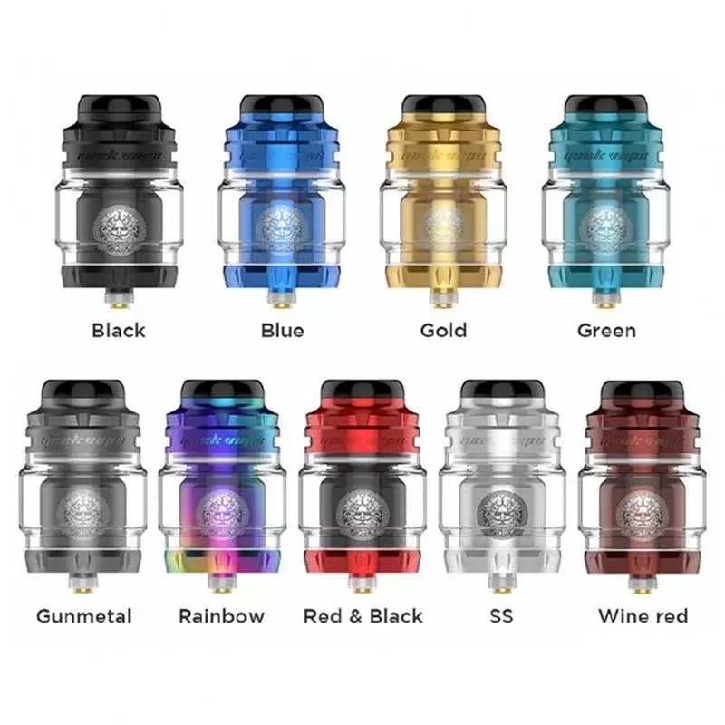 Geekvape ZX II Mesh RTA - Color#Gold>Wine Red>Gunmetal>Rainbow>Blue>Red Black>Black>SS