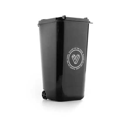 POTV Mini Desktop Garbage Can - Black, Green