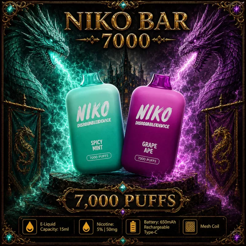 NIKO Bar 7000 - Watermelon Ice - Vapeciga