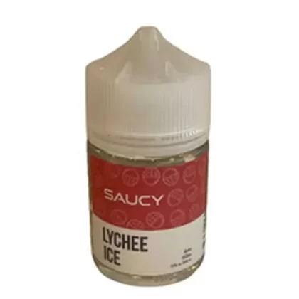 Lychee Ice E-Liquid by Saucy - Size#60ml~Nicotine#0MG>3MG