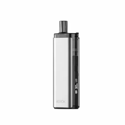 AEROK POD KIT 30W Vape with 1650mAh Battery - Silver, Blue; Vape Product, Vape Product; Mango Ice, Melon Blast (04653F)
