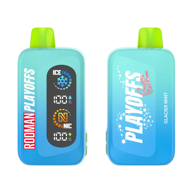 RODMAN PLAYOFFS 50K Ice & Nic Control Disposable Device - 50,000 Puffs - Crystal Clear - Image 2