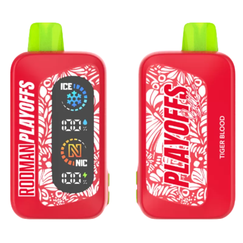 RODMAN PLAYOFFS 50K Ice & Nic Control Disposable Device - 50,000 Puffs - Crystal Clear - Image 3
