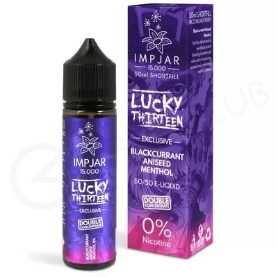 Blackcurrant Aniseed Menthol Shortfill E-Liquid by Imp Jar & Lucky Thirteen 50ml