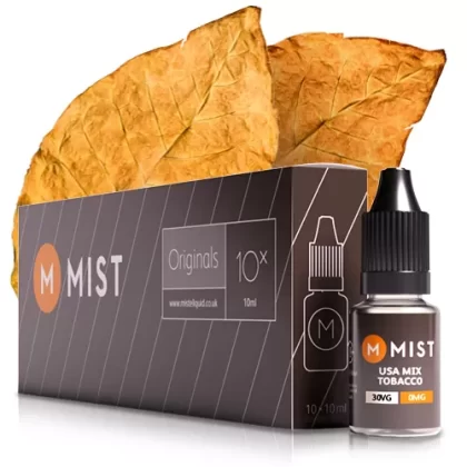 USA Mix Tobacco E Liquid (10x10ml) - 30PG/70VG (Extra Vapour) / LOW 6mg