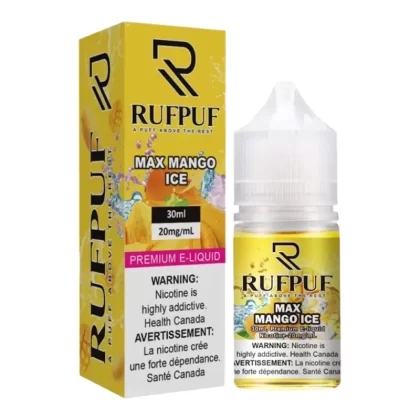 RufPuf Max Mango Ice Nic Salt – 30ml – 20, 35 and 50mg (Available) - Vape Product, Vape Product