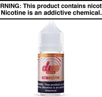PEACH RASPBERRY BY BURST DUO SALTS 30ML - Vapejuice