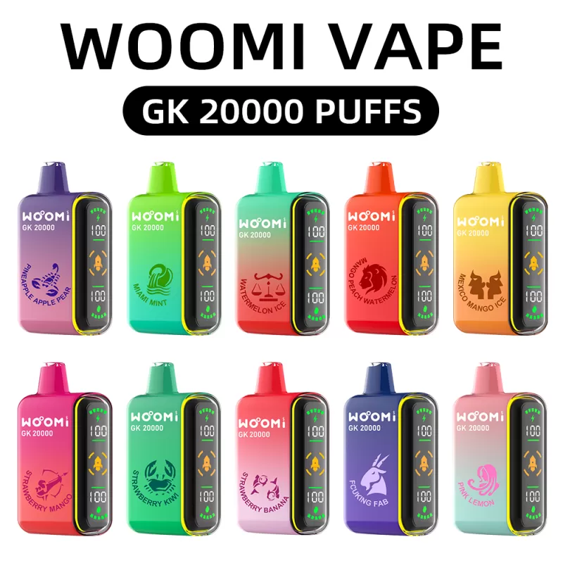 Woomi GK 20000 Puffs Rechargeable Disposable Kit - Miami Mint