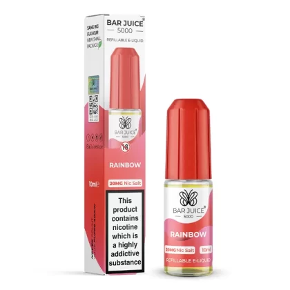 Rainbow Bar Juice 5000 Nic Salts e Liquid 10ml – TPD - Vapestorm Co