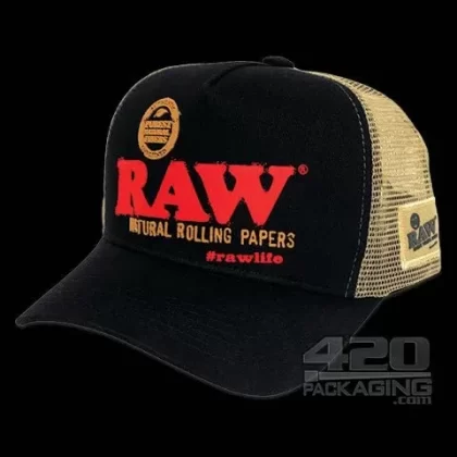 RAWlife Brazil Black Trucker Hat - Ejuicewarehouse