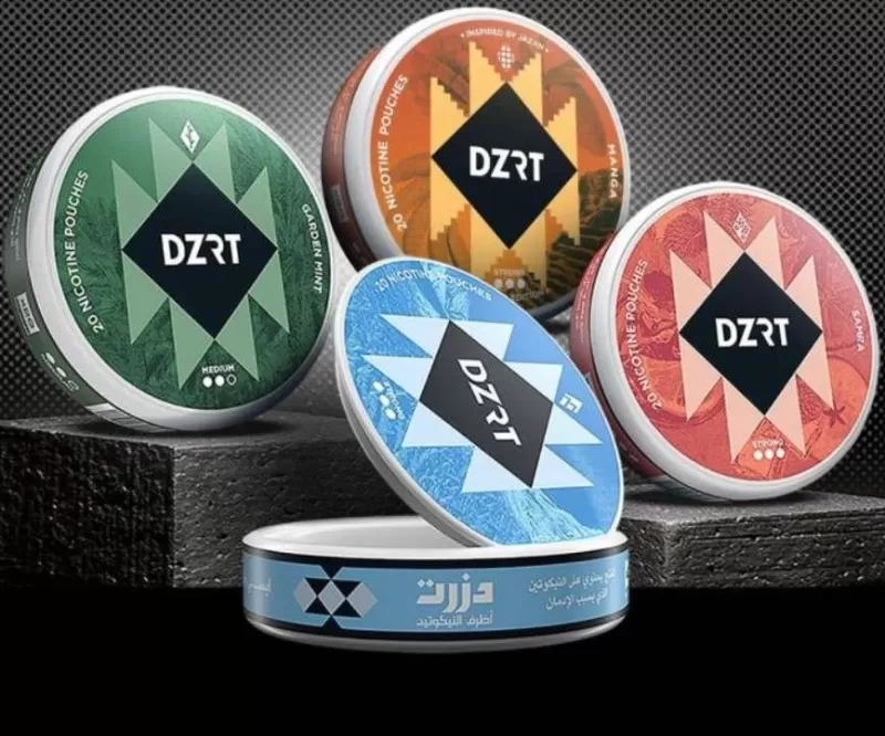 DZRT Nicotine Pouches – Best Vape Kits UAE - Garden Mint - 6mg, Highland Berries - 10mg; FullBox, One-piece - Image 2