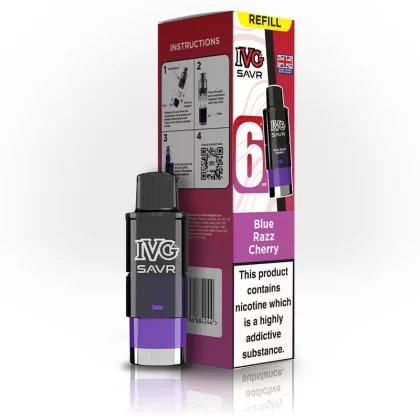 IVG SAVR Blue Razz Cherry Refill - Ejuicewarehouse
