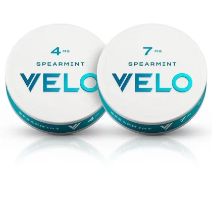 Velo Nicotine Pouches Spearmint - Product#7mg>4mg~Packaging#Single Tin