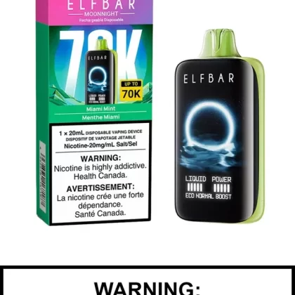 Miami Mint Elf Bar MoonNight 70K Disposable Vape