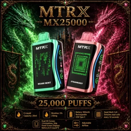 MTRX MX25000 - Lime Berry Orange - Vapeciga