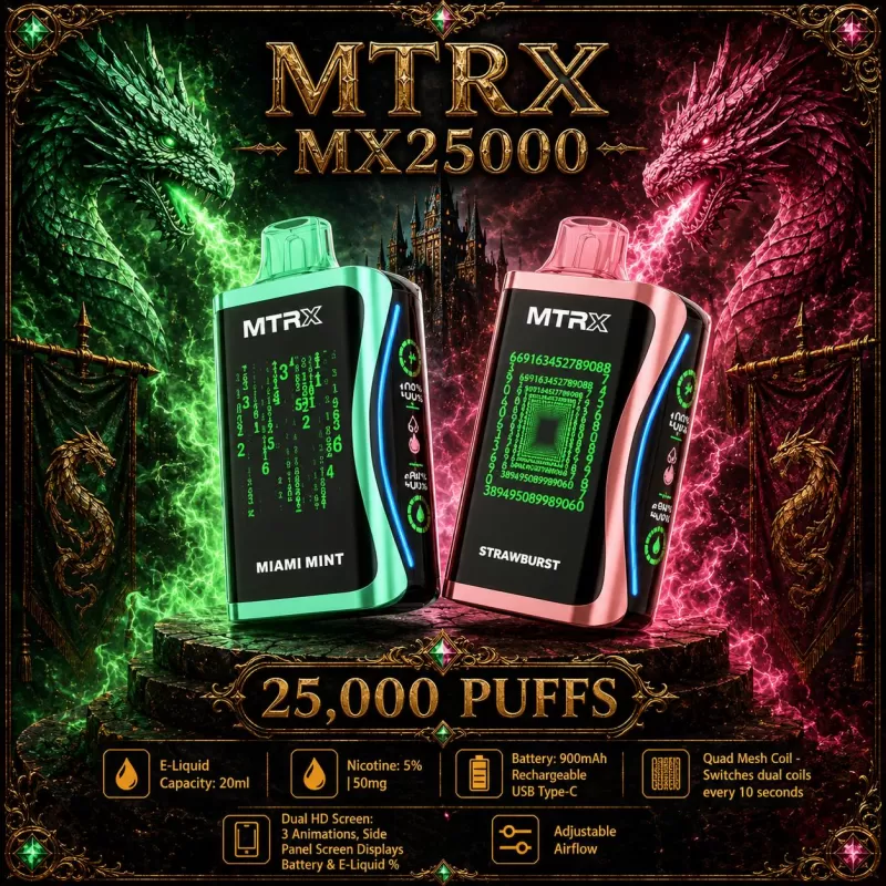 MTRX MX25000 - Lime Berry Orange - Vapeciga