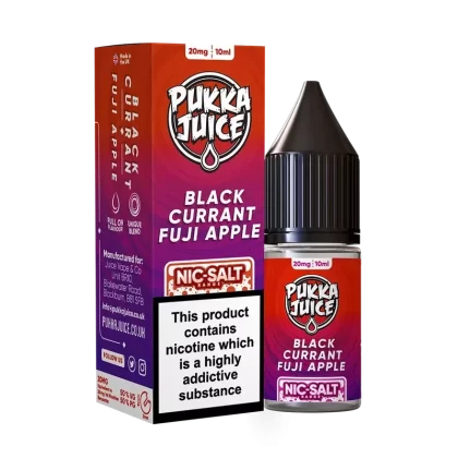Pukka Juice Nic Salt E-Liquid Blackcurrant Fuji Apple - Nicotine Strength#10mg>20mg
