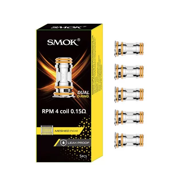 SMOK RPM 4 Meshed Replacement Coils (Pack of 5) - Eightvape
