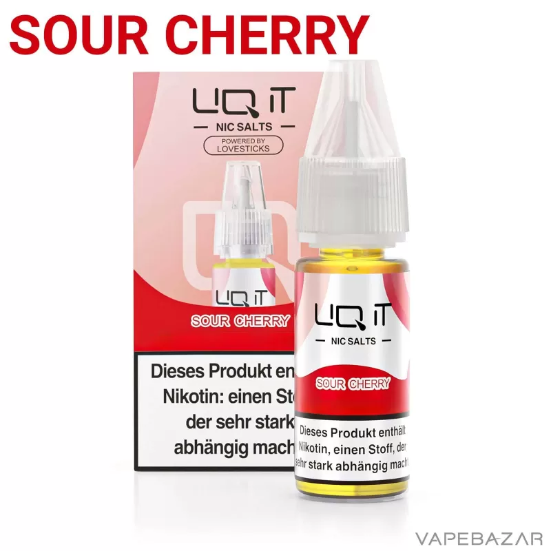 Lovesticks LIQ IT Liquid – Sour Cherry - Vapebazar - Image 2