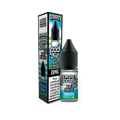 Blue Pear Ice Nic Salt E-Liquid by Seriously Pod Fill - 5 mg - Low Strength