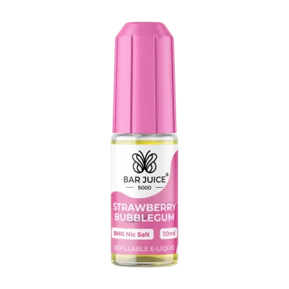 Strawberry Bubblegum Nic Salt by Bar Juice 5000 - 10mg - Vape Product