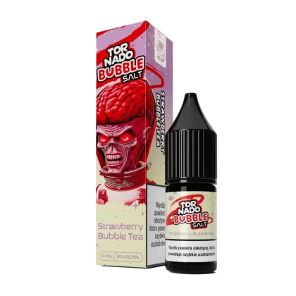 Liquid Tornado Bubble Salt 10ml 20mg Strawberry Bubble Tea