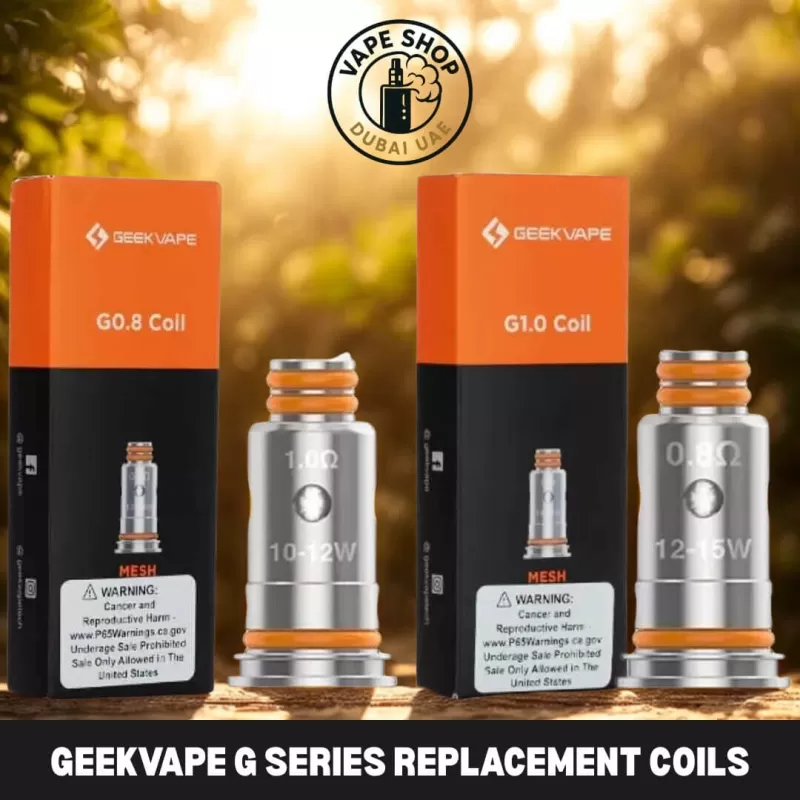 GEEKVAPE G Series Coil 0.6ohm, 0.8ohm, 1.0ohm 1.2ST ohm, 1.8ohm Replacement Coils in Dubai, UAE - G 0.6 OHM, G 0.8 OHM