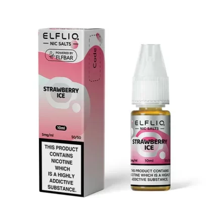 Elfliq Strawberry Ice Nic Salts by Elf Bar