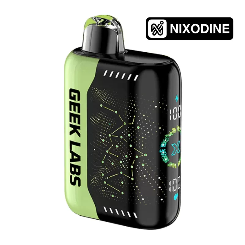 Geek Labs Pulse X Nixodine Disposable Sour Apple Ice - Virginiavapes