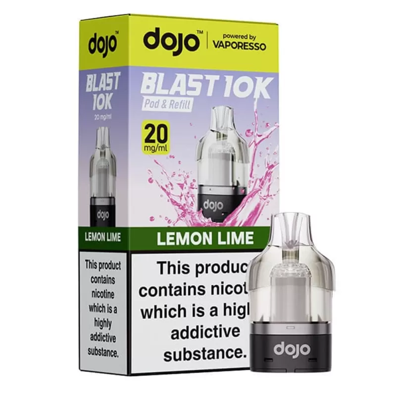 Dojo Blast 10K Lemon Lime Prefilled Pods - 10mg