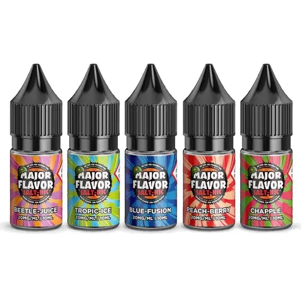 20mg Major Flavor Nic Salts 10ml (60VG/40PG) - Banana Ice, Beetle-Juice