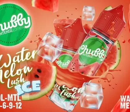 CHUBBY WATERMELON LUSH ICE ELIQUID - Elegantvapestore