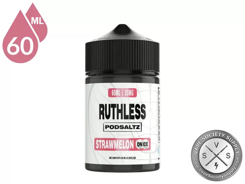 Strawmelon On Ice Ruthless Essentials Pod Salt 60ml - Image 3
