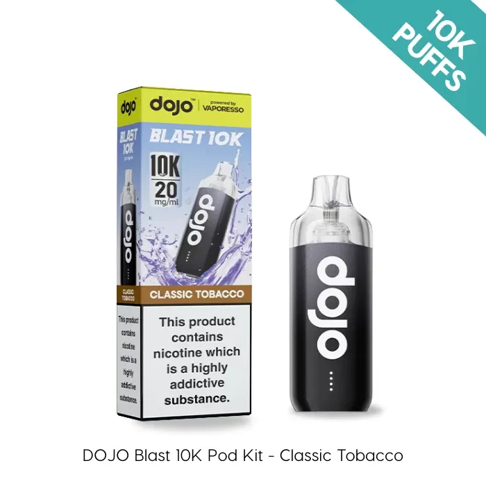Classic Tobacco – Vaporesso Dojo Blast 10K Prefilled Kit