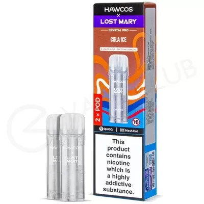 Cola Ice Hawcos x Lost Mary Crystal Pro Prefilled Pods - Ecigpremium