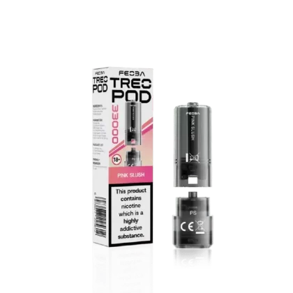 Feoba Treo 33000 Prefilled Pod Pink Slush - Nicotine Strength#20mg (5B4D09)