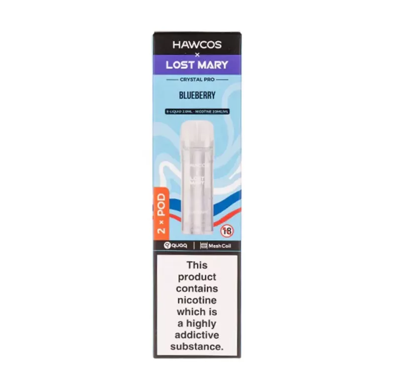 Hawcos x Lost Mary Crystal Pro Prefilled Pods - Lemon Lime - Image 3