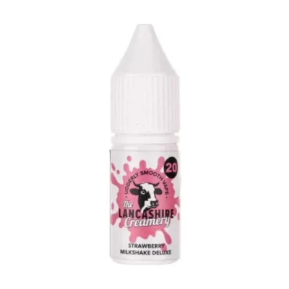 Strawberry Milkshake Deluxe Nic Salt By The Lancashire Creamery - 20mg