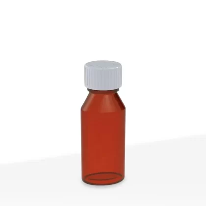 Child Resistant | Oval Bottles w/ Caps | Amber – 4oz – 120 Count - Ejuicewarehouse