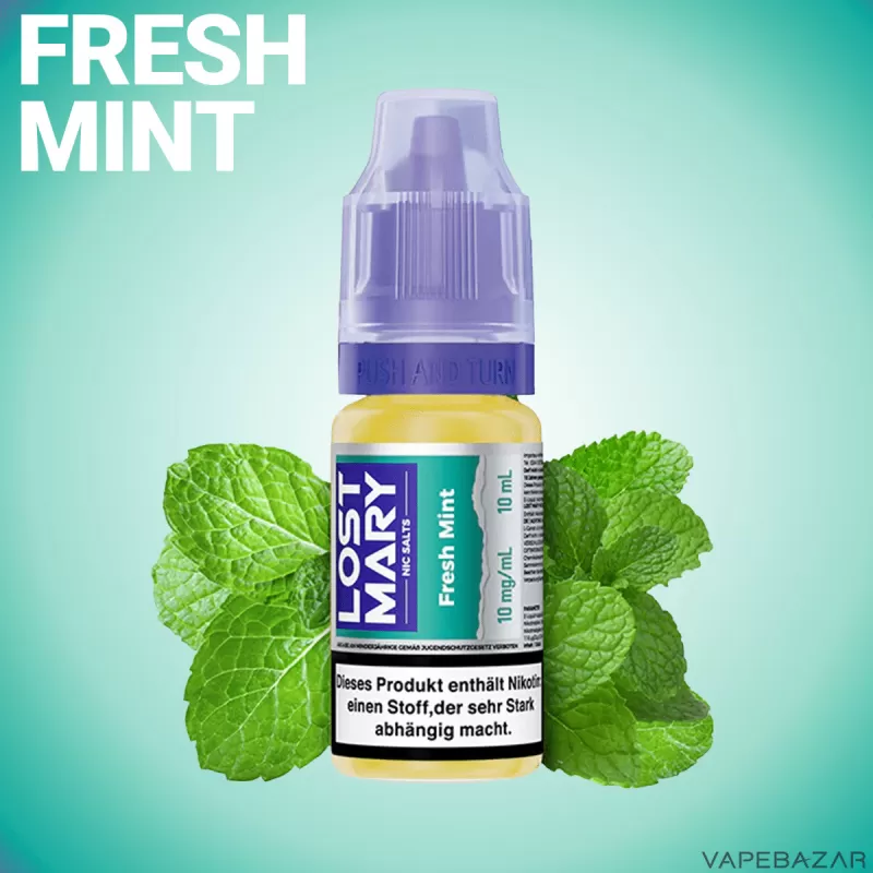 Lost Mary NicSalt – Fresh Mint - 20mg/ml, 10mg/ml - Image 2