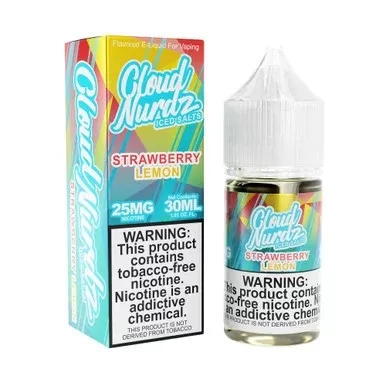 Strawberry Lemon Iced Cloud Nurdz TFN Salts 30mL