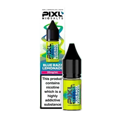 Pixl Blue Razz Lemonade Nic Salt E-Liquid - 10 Pack - 20mg