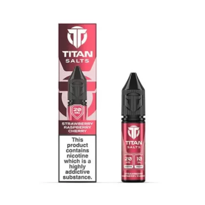 Titan Salt Strawberry Raspberry Cherry Nic Salt E Liquid - Strength#10mg>20mg